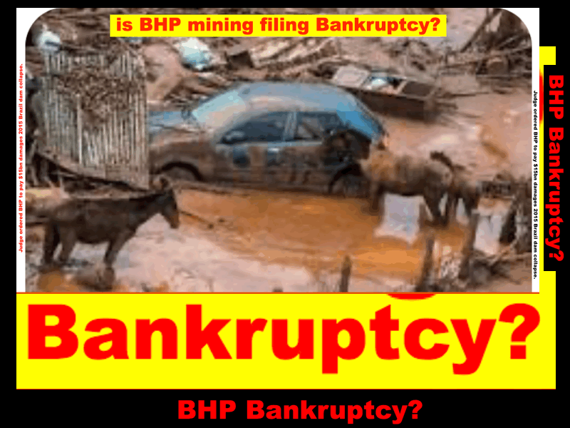 BHP Filing Bankruptcy?